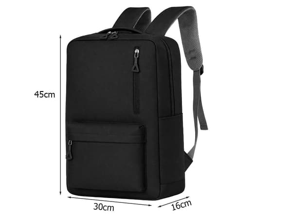 Ryggsäck med USB-port och laptopfack 18–20 L grå polyester grå gray