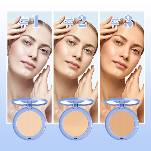 OUHOE Setting Powder, Felfri och Långvarig Makeup Som Inte Är Lätt Att Ta Bort, Makeup Reparationspuder, Naturligt Lätt och Andningsbart Setting Powder