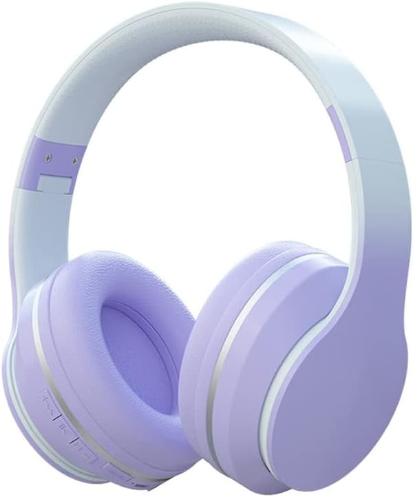 Bluetooth Over-Ear Hovedtelefoner, Trådløse Bluetooth Hovedtelefoner til Børn med Mikrofon, Foldbart Trådløst/Kablet Stereo Headset, Børnehovedtelefoner