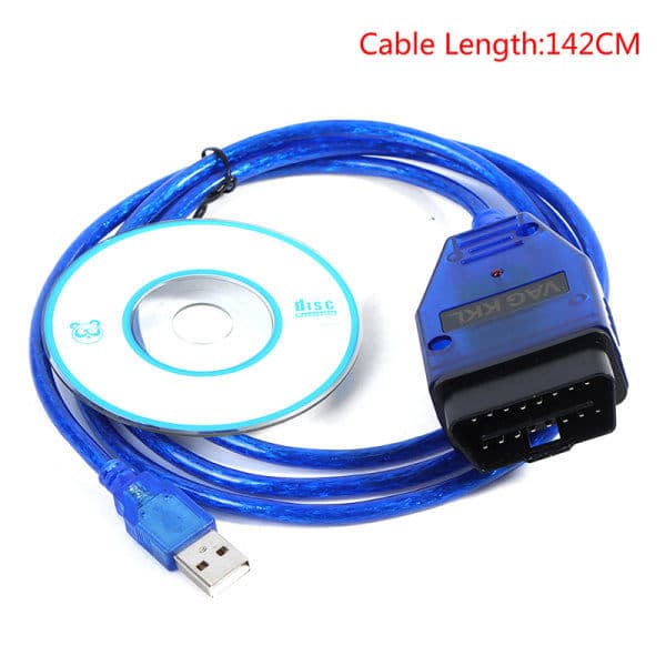 VAG-COM 409 Com Vag 409.1 Kkl USB Diagnostisk Kabel Scanner Ikke Blå Onesize