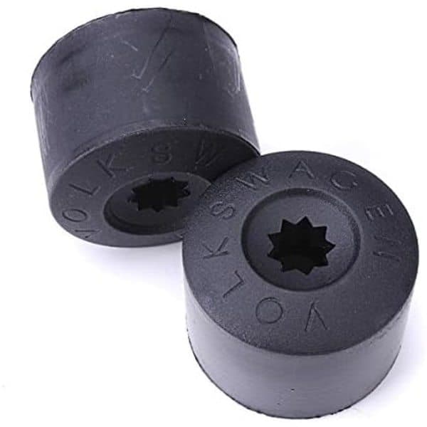 20 Hjulmutter Bolt Cap 17mm Kompatibel med VW Golf Mk4 Passat