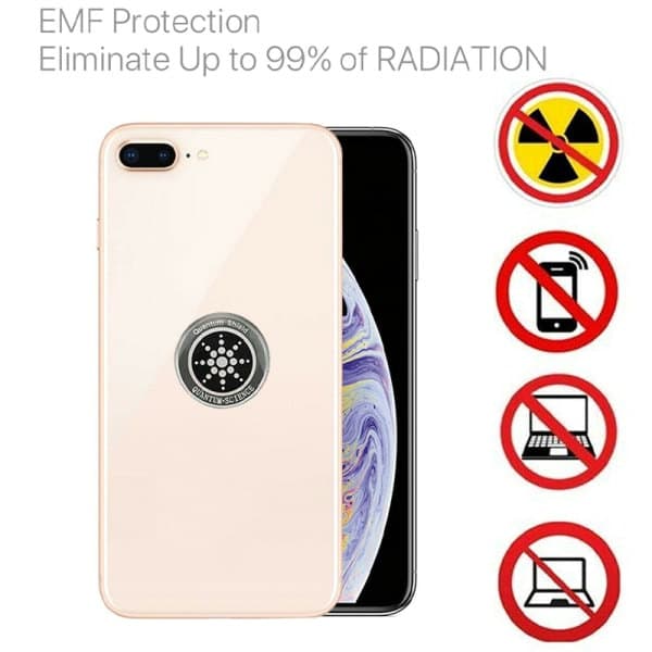 Anti-stråling EMF-beskyttelse til telefon, bærbar computer deka golden