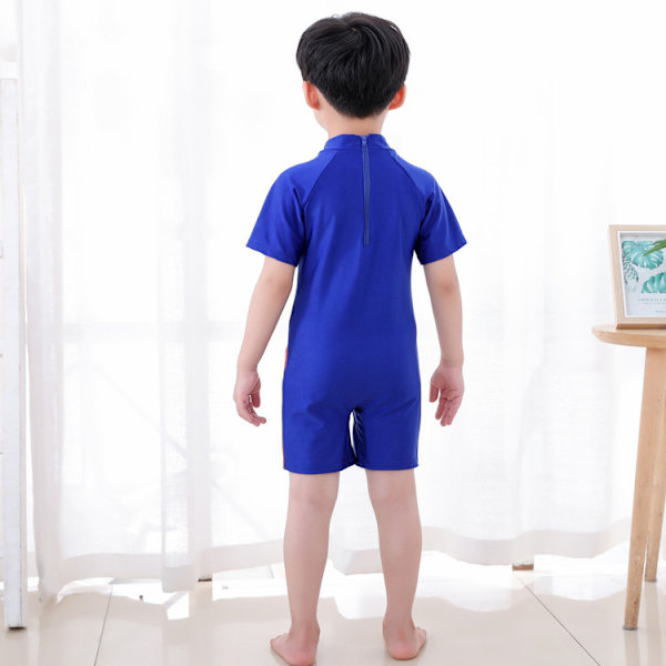 Barns Superman One-Piece Baddräkt för åldrarna 3-11 Lightning Suit L