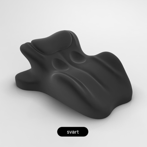 27° Ergonomisk Parpude - Premium Memory Foam Multi-Støttepude | Letvægts & Maskinvaskbart Design | til Sofa, Seng, Kontorbrug (Himmelblå) Sky blue