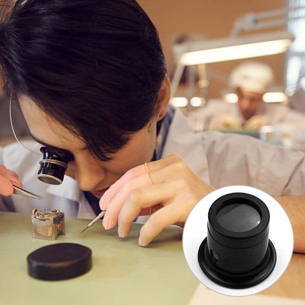 Förstoringsglas med 20x förstoring