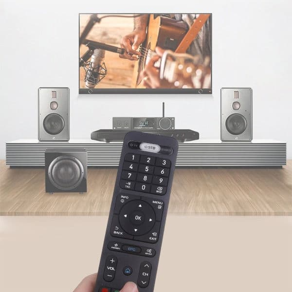 Fjernkontroll erstatning for FORMULER 02F9 TV Set-top Box