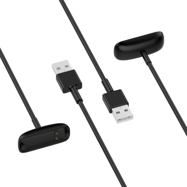 Rask USB-ladekabel Lader Strømvuggeadapter for Fitbit Inspire 3-klokke