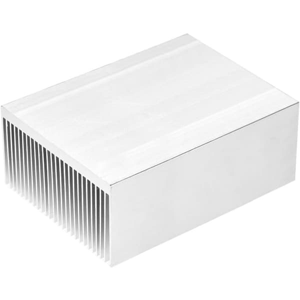 Elektronik Køler Køleplade til LED og Strøm Sølv 90 x 69 x 36 mm