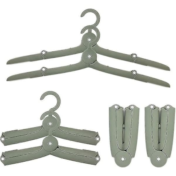 6 foldbare plastikbøjler