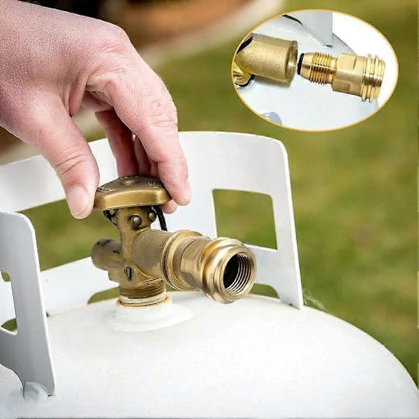 Bajonett Propan Gass Fyllingsadapter Tilkobling LPG Gass