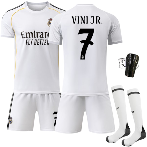 25-26 Fotbollskit för Real Madrid Hemma #7 Vivi JR. Träningsdräkt XL