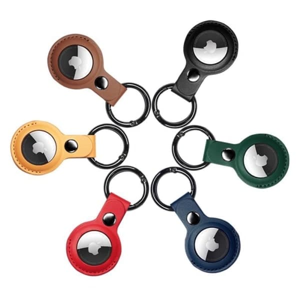 2-pack AirTag-fodral / skydd - Nyckelring Brun 2st Brun 2 Brun 2 Brown
