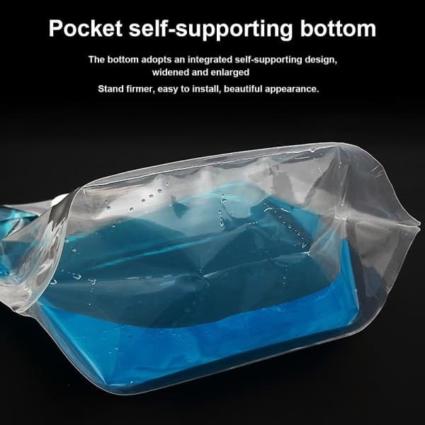 Sammenfoldelig vandbeholder, drikkevandsbeholder foldbar 5L Blå Hvid 1 White 1