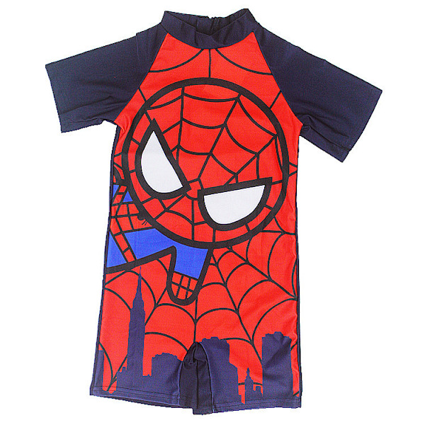 Barns Superman One-Piece Baddräkt för åldrarna 3-11 Spider XL