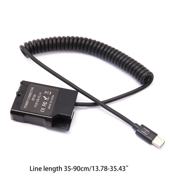 En-el14 Dummy Batteri Usb-c Kopplingsadapter Dummy Batteri Par