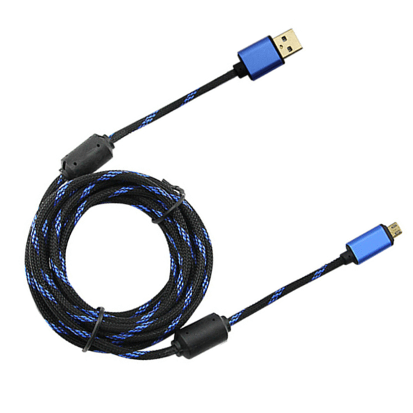 3M Micro USB Opladerkabel Ekstra Langt Spil Opladerkabel til Xbox One Controller Strøm Opladningsledning