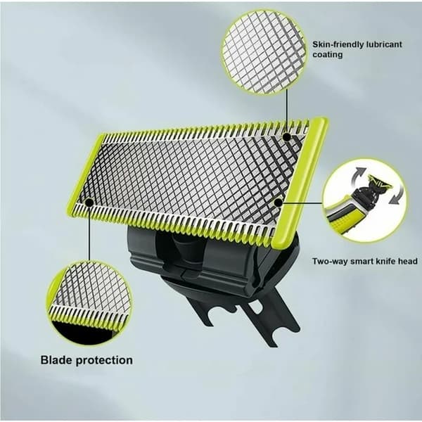 5-pakning Egnet for Philips OneBlade Erstatningsblader One Blade Pro for menn