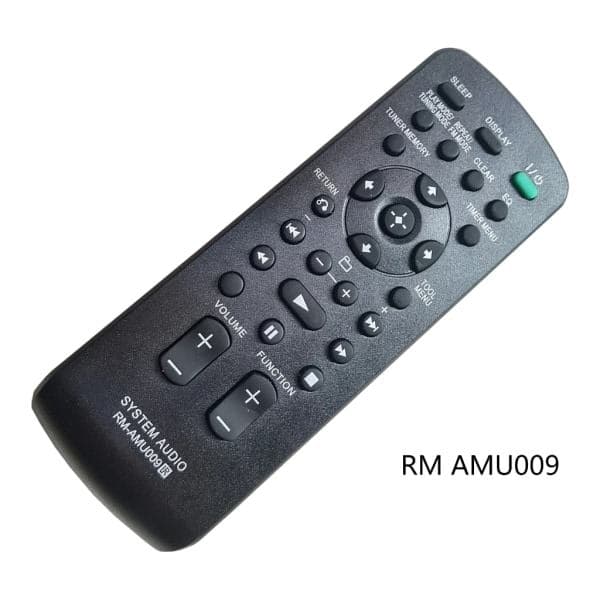 Fjernkontroll for Sony Audio System Controller RM-AMU009 Erstatningsfjernkontroll MHC-EC609iP CMT-CX4iP CMT-MX500i