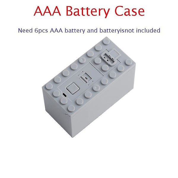 Motor Power Pack PE-tillbehör MOC-konverteringsblock AAA Battery Case