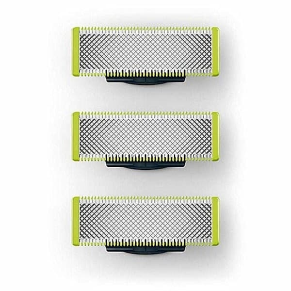3-pakning Razor 360-blader kompatible med Philips Oneblade erstatningsblader 360° rotasjon