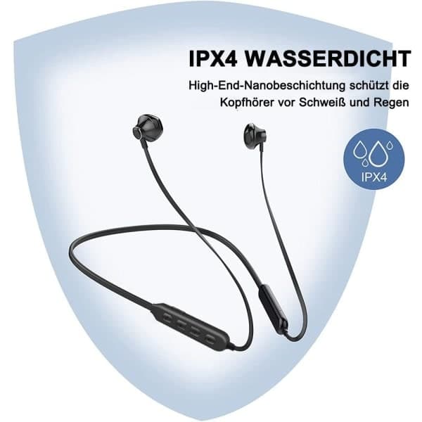 Bluetooth hovedtelefoner, trådløse in-ear hovedtelefoner med mikrofon