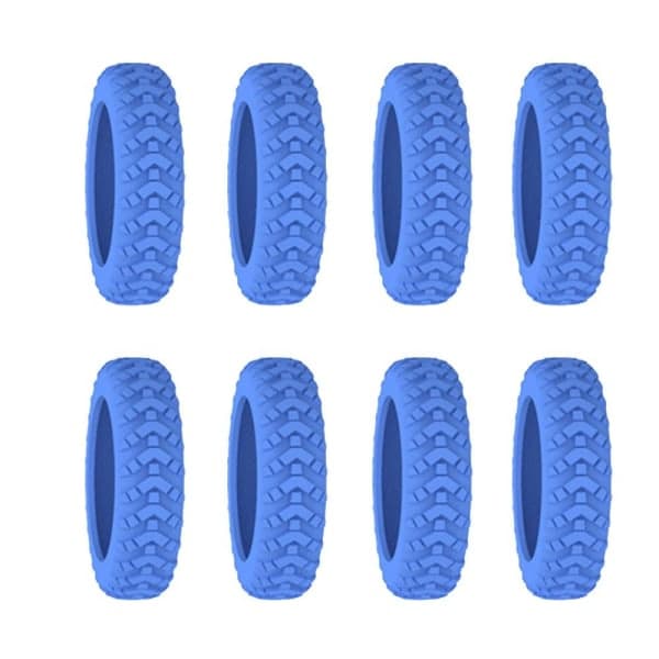 8 st/set Resväska Hjul Skydd Resväska Hjulskydd blå blue