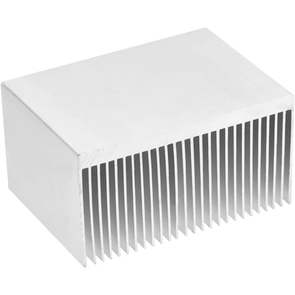 Elektronikkøler køleplade til LED og strøm sølv 50 x 69 x 36 mm