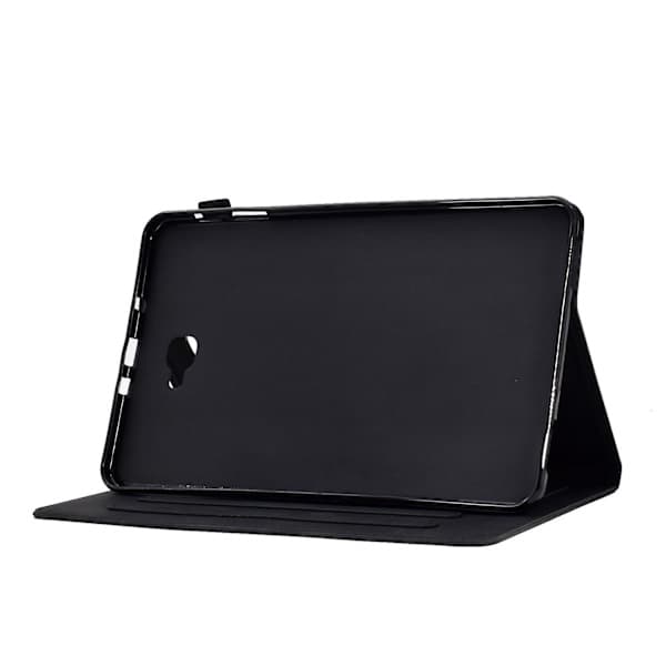 Til Samsung Tab A 10.1 T580/T585 (2016) Præget Flatbed Sort Sort Samsung Galaxy Tab A 10.1 (201 Black