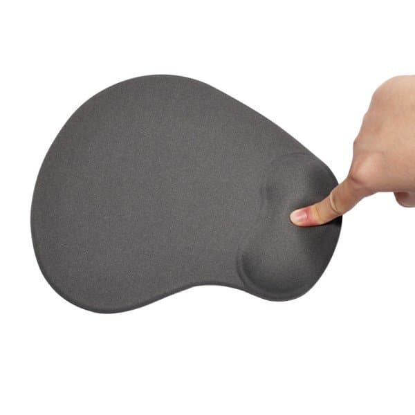 Musematte med gelpute - håndleddsstøtte for musematte grå gray