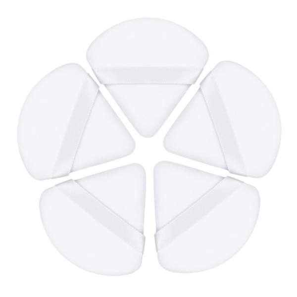 Puderpuff 5-pack beige