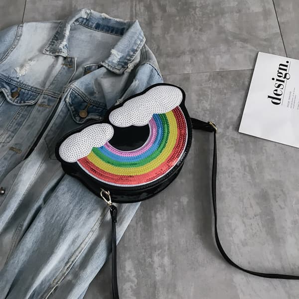 Rainbow Väska Svart - Julklappa svart