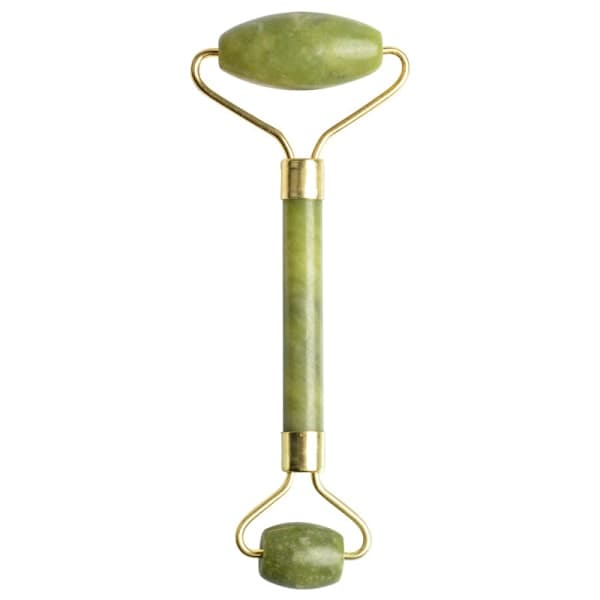 Jade Roller Ansiktsmassage Roller Ansiktsroller Gua Sha-JUL grön