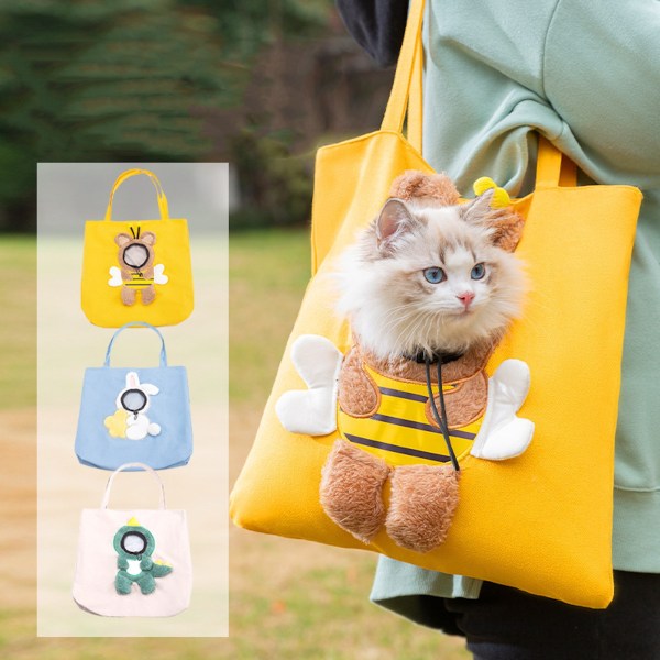 Djurhållare - Husdjur Bärväskor - För Husdjur Utgående - Katt/Hund gul XL