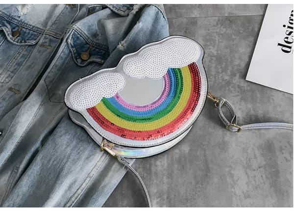 Rainbow Väska Silver-Julklappa - Julklappa