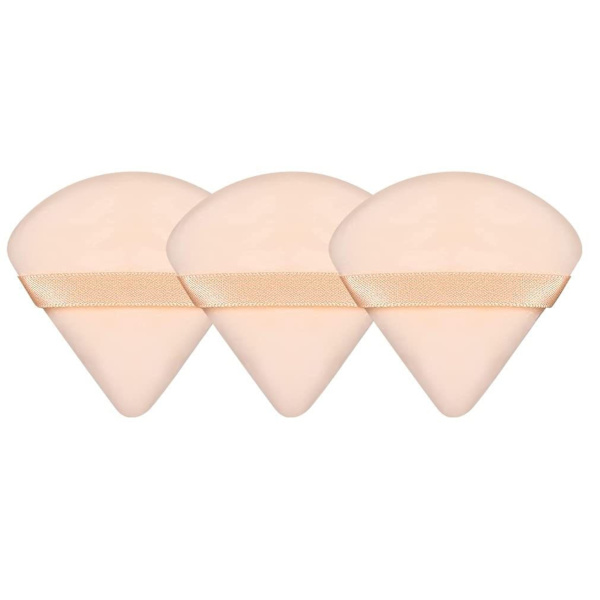 Puderpuff 3-pack beige