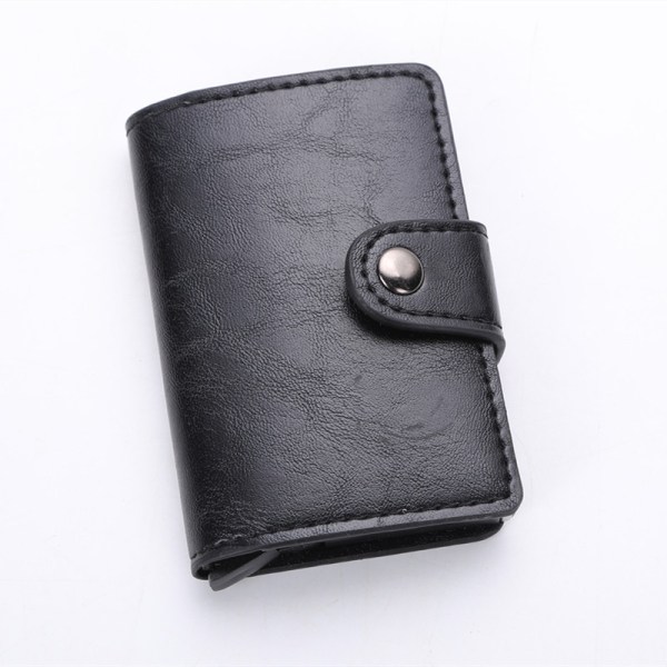 RFID & NFC skydd Plånbok Korthållare Sedelfack 5st Kort Black