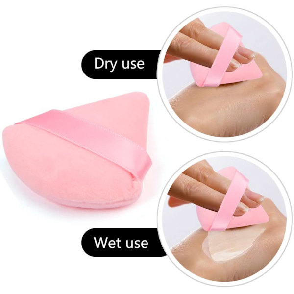 Puderpuff 5-pack rosa