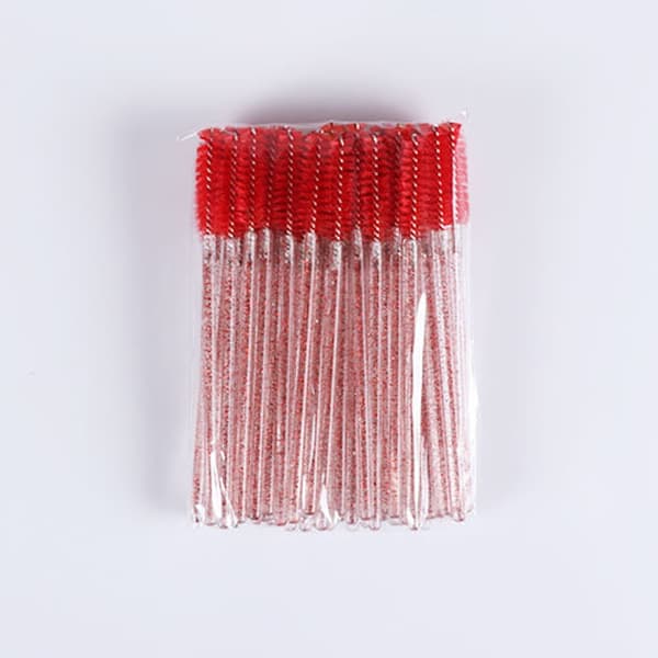10-pack ögonfransborstar / fransborste / mascaraborste gul