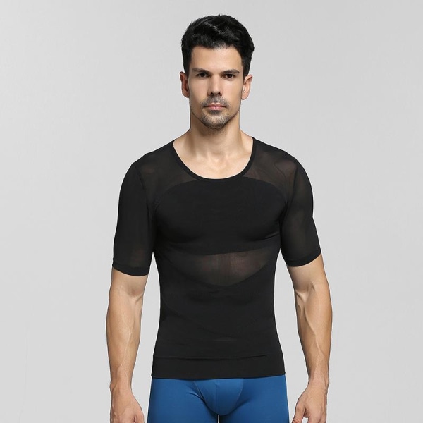 Posture Shapewear T-Shirt - Svart Black XL