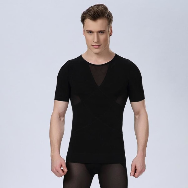 Posture T-shirt Hållningströja - Svart Black M
