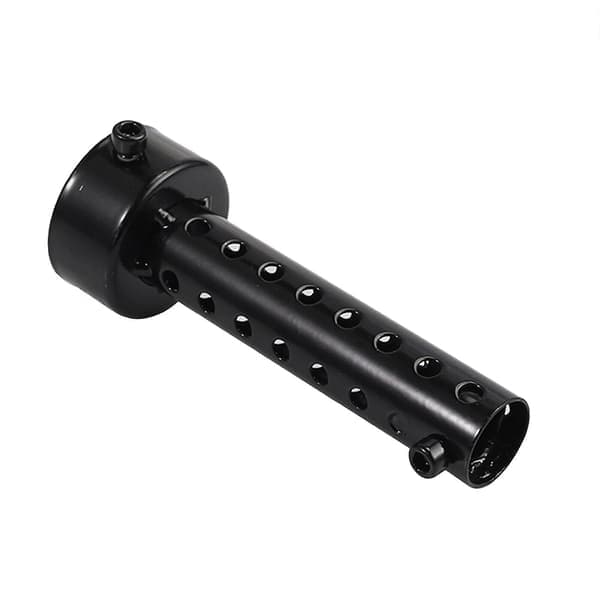 48 mm Universal Motorcykel Udstødningssystem Rør Lyddæmper Baffle Db Killer Sort (2 stk)