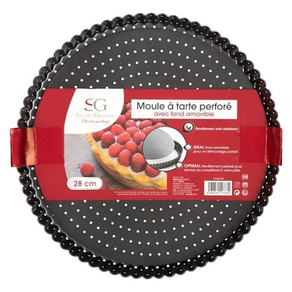 Paiform - Avtakbar - 28 cm - Metall - Perforert - Grå