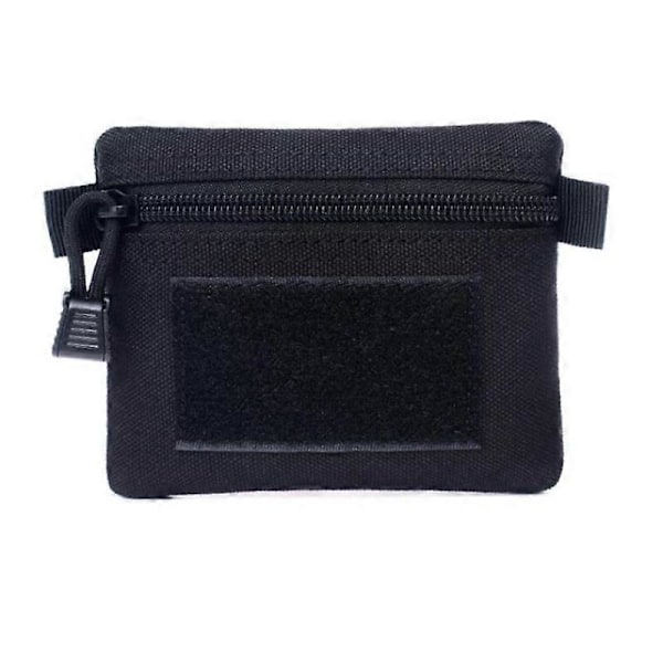 Outdoor EDC Molle -tasku korttikukkaro vedenpitävä kannettava matka vetoketjullinen vyötärölaukku balck