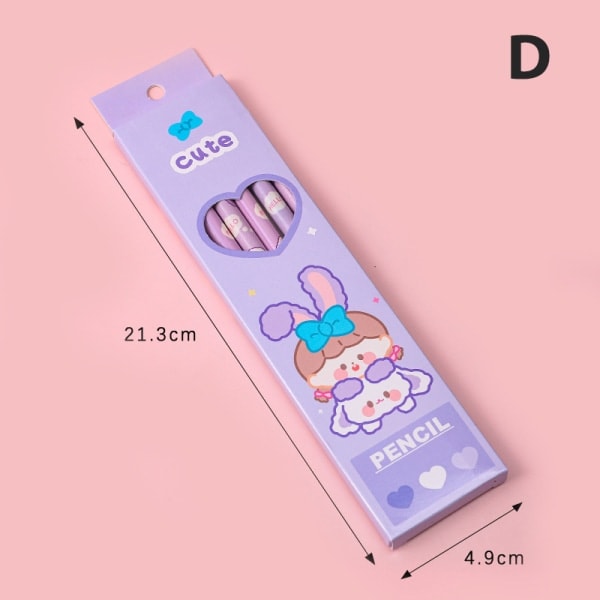 6 kpl/setti e Kawaii sarjakuva lyijykynä HB luonnos esine Piirustus Statio D