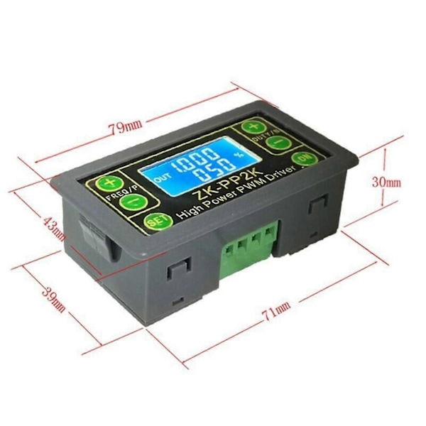 Høy Effekt PWM & Puls Generator ZK-PP2K Frekvens Arbeidssyklus Justerbar Driver FP S202412304785