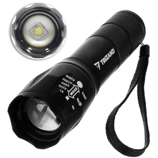CREE LED T6 -taskulamppu – tehokas sisäänrakennetulla akulla