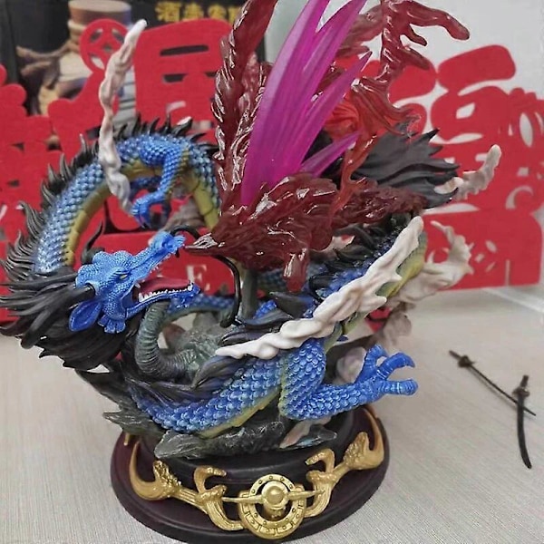 21cm Anime Roronoa Zoro One Piece -hahmot GK Kaidou VS Zoro Toimintahahmot Lohikäärme PVC Malli Kokoelma Oheislelut Nukkelahja