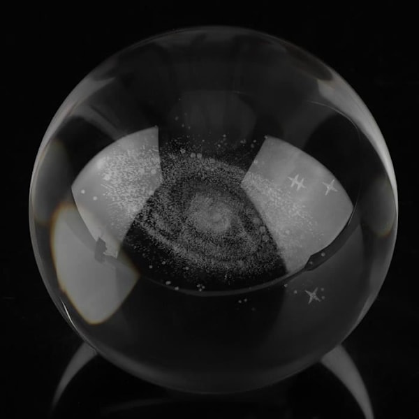 Krystallkule - Uspesifisert - Galakse - 8 cm - Krystallglass - Hjemmeinnredning