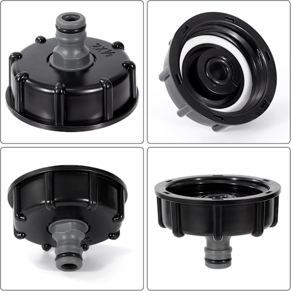 Vandtank vandtank adapter til tilslutning af haveslanger indløbsdiameter 60 mm 2 stk