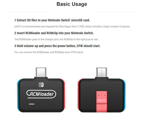 V5 RCM Loader Auto Clip Jig Værktøj til Switch NS Konsol med USB Kabel Indbygget Program